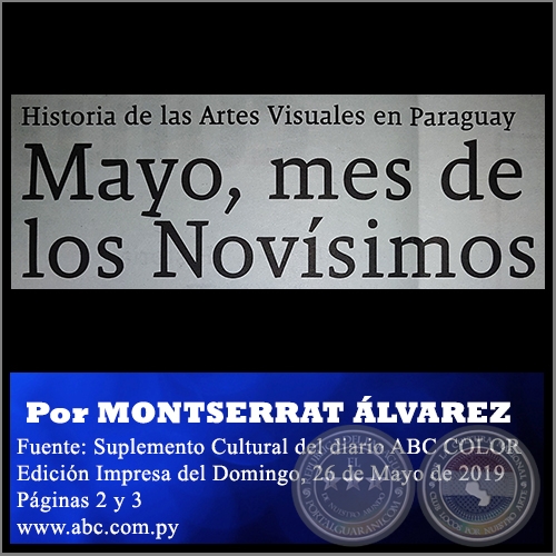 MAYO, MES DE LOS NOVÍSIMOS - Por MONTSERRAT ÁLVAREZ - Domingo, 26 de Mayo de 2019